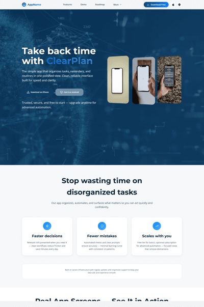 AppName website thumbnail